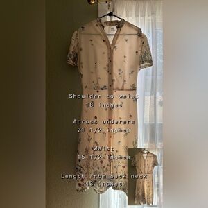 Handmade vintage floral dress